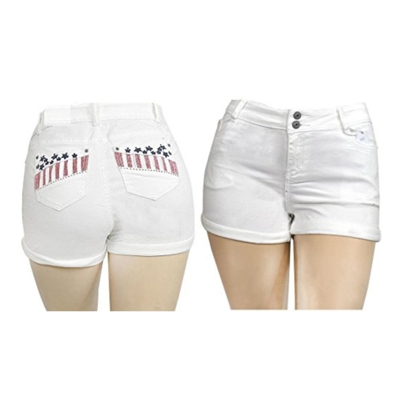 Jeans for Love women's plus size Rue jean shorts - Picture 1 of 11